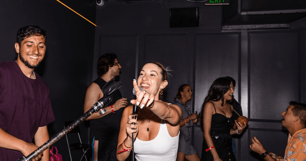 1-800-Lucky Karaoke Room